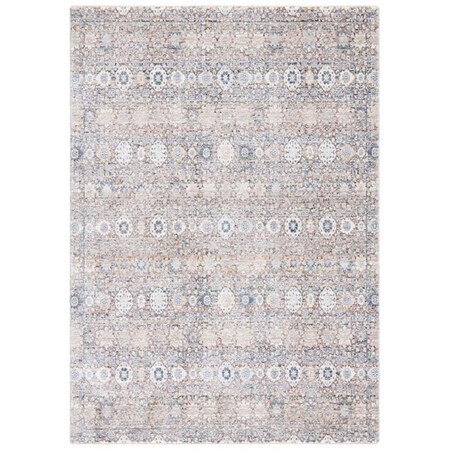 Safavieh 5 x 8 ft. Princeton Collection Rectangle Power Loomed Rug Ivory & Blue PRN963A-5